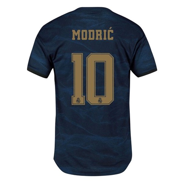 Maillot Football Real Madrid NO.10 Modric Exterieur 2019-20 Bleu